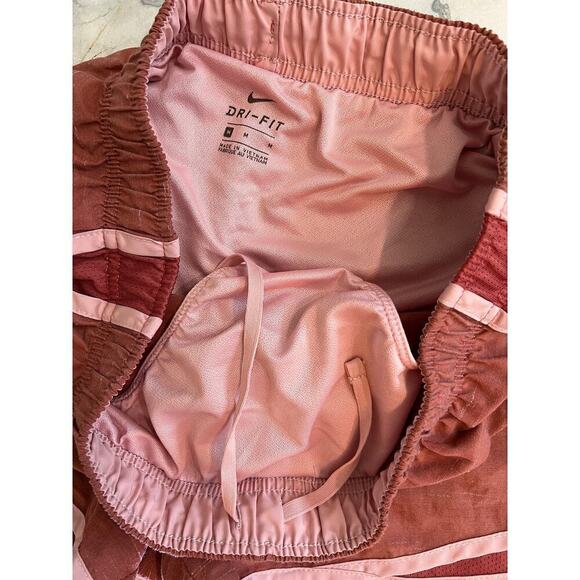 Two Pair Nike Dri Fit Running Shorts, Size M Blue & Dusty Rose Athletic - Picture 8 of 16